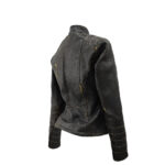 Chamarra Mujer Premium En Piel Autentica Mabo Nemesis Avejentado - Imagen 3