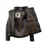 Chamarra Mujer Premium En Piel Autentica Mabo Nemesis Avejentado - Imagen 6