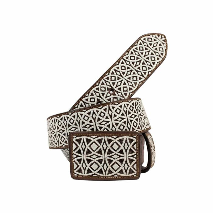 Cinturon Hombre En Hilo De Pita Mabo Mil Aros Fino 2" - Imagen 1