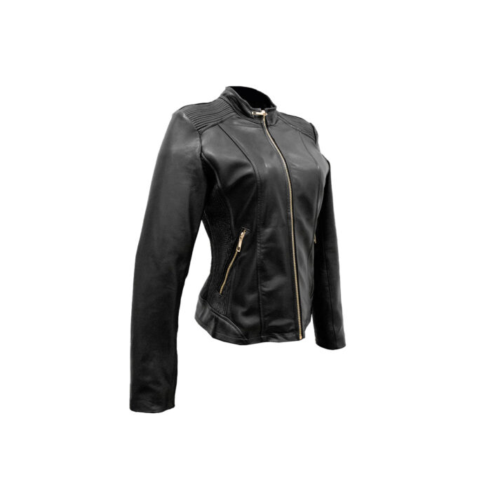 Chamarra Mujer En Piel Autentica Mabo Jg Jessica - Imagen 2