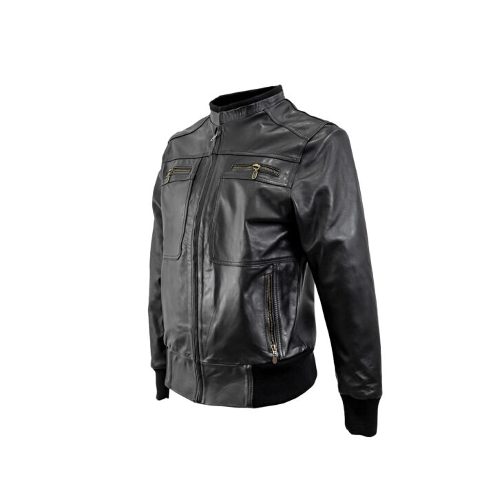 Chamarra Hombre En Piel Autentica Mabo Portugal - Imagen 5