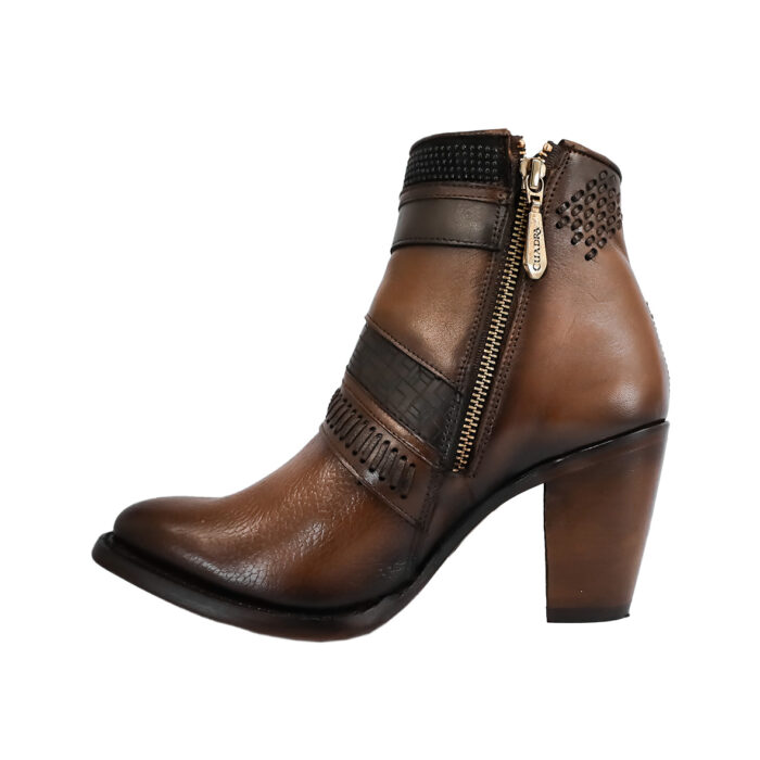 Botines Mujer Casual En Piel Autentica Cuadra 3F86Rs - Imagen 3