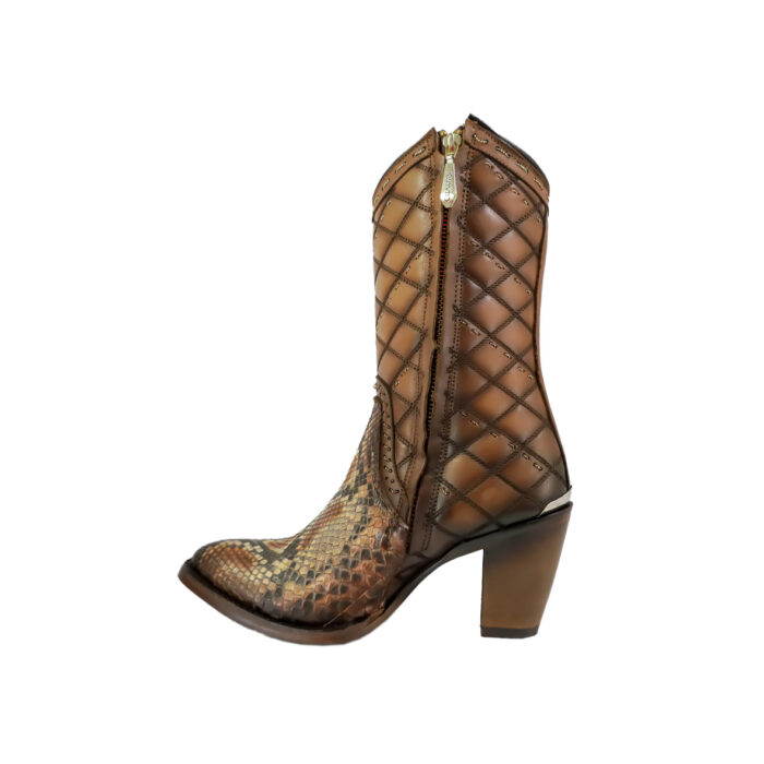Botas Mujer Casual En Piel Autentica Cuadra 3F79Ph - Imagen 3