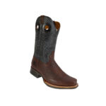 Botas Hombre Vaqueras En Piel Autentica Nokota Missouri Rubi - Imagen 4