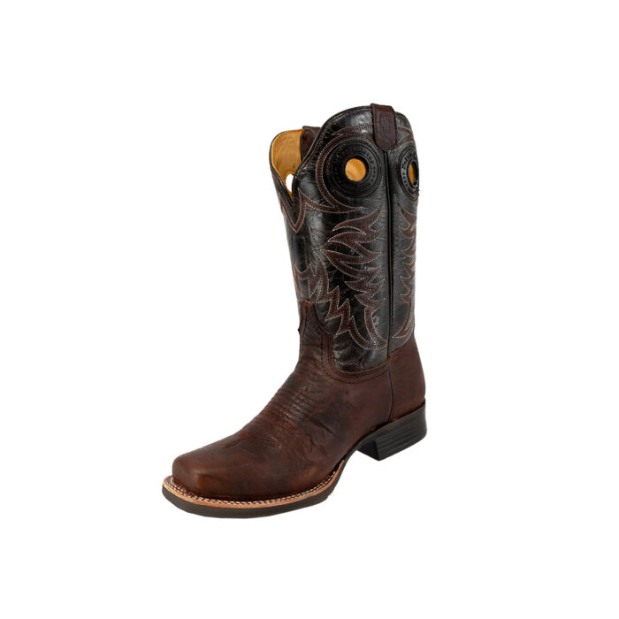 9001651-3-2.jpg Botas Hombre Vaqueras En Piel Autentica Nokota Missouri Rubi - Imagen 5
