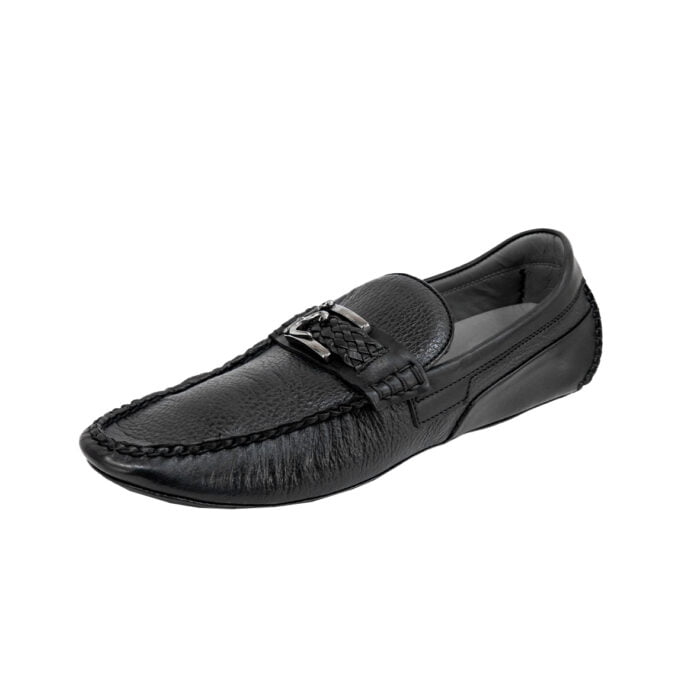 Mocas?n Hombre Casual En Piel Autentica Cuadra 40Vvnts - Imagen 3