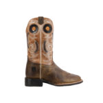 Botas Hombre Vaqueras En Piel Autentica Nokota Roper Stanley H15