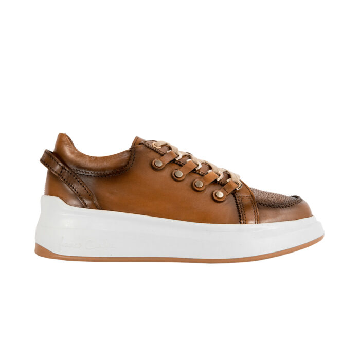 Sneakers Mujer En Piel Autentica Cuadra 4P7Mtbv - Imagen 1