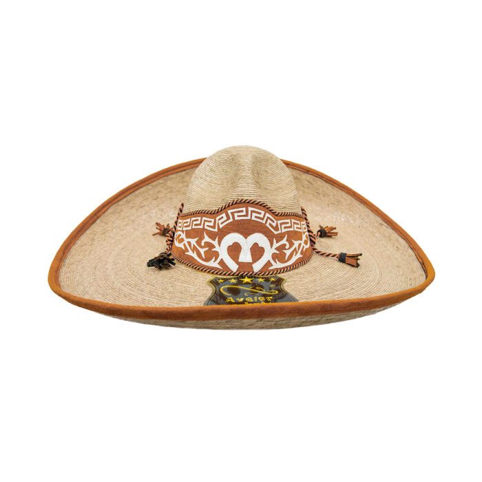 Sombrero Charro Juvenil Avelar Palma Medio Galon - Imagen 2