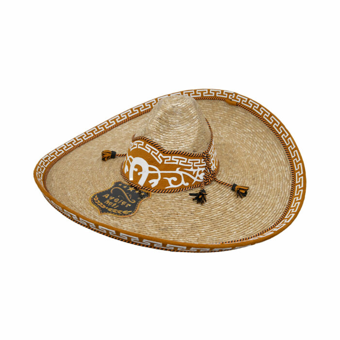 Sombrero Charro Juvenil Avelar Trigo Galoneado - Imagen 8