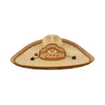 Sombrero Hombre Charro De Trigo Avelar Galoneado - Imagen 2