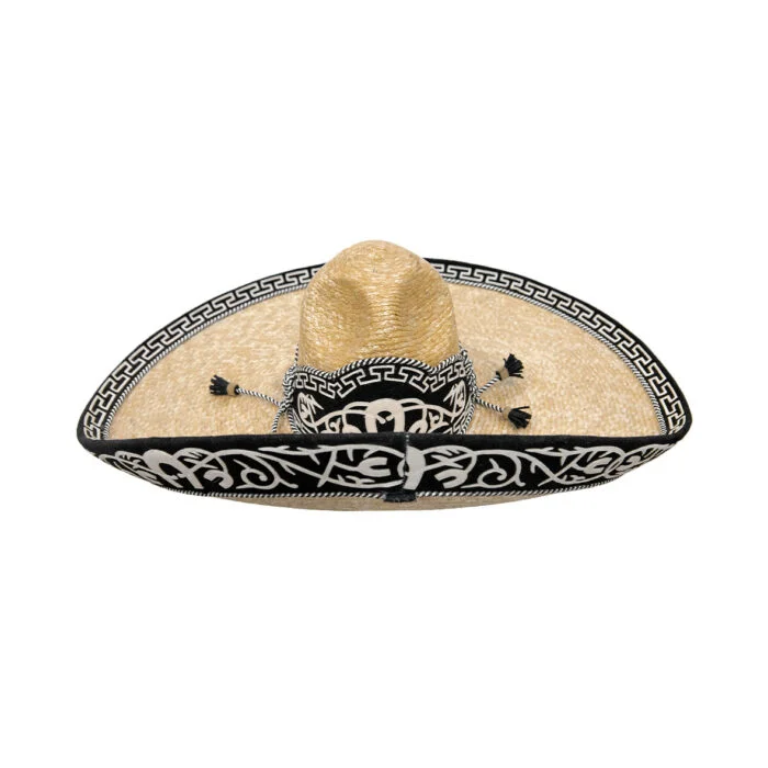 Sombrero Hombre Charro De Trigo Avelar Galoneado - Imagen 8