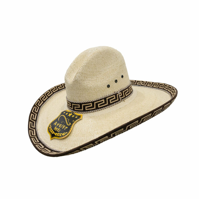 9001874-10-1.jpg Sombrero Hombre Avelar Palma Blanca Robavaca Galoneado - Imagen 5