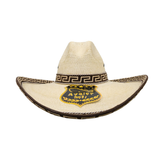9001874-6-1.jpg Sombrero Hombre Avelar Palma Blanca Robavaca Galoneado - Imagen 2