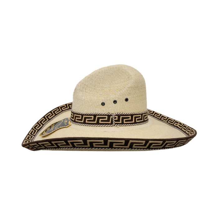 9001874-7-1.jpg Sombrero Hombre Avelar Palma Blanca Robavaca Galoneado - Imagen 8