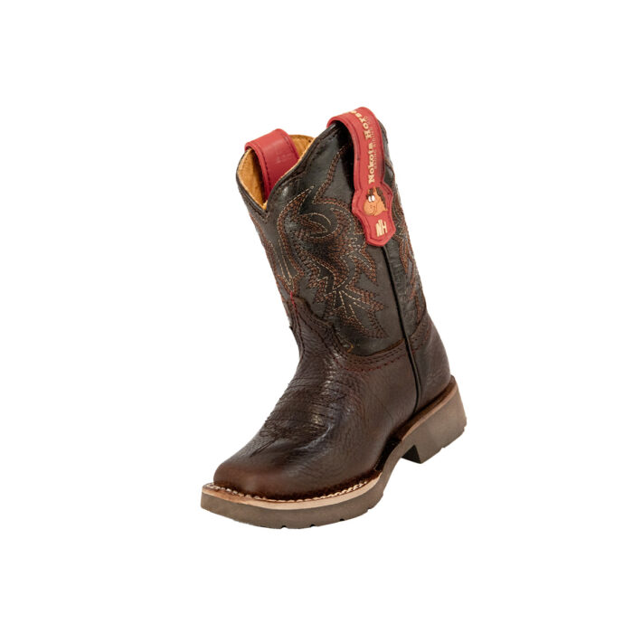 9001892-3.jpg Botas Ni?o Vaqueras En Piel Autentica Nokota Bull Dog Roper Woody H10 - Imagen 4