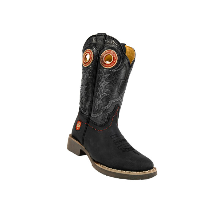 Botas Juvenil Vaqueras En Piel Autentica Nokota Roper Stanley H20 - Imagen 2