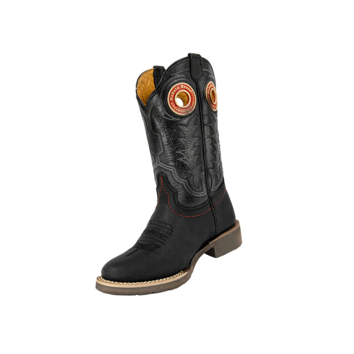 Botas Juvenil Vaqueras En Piel Autentica Nokota Roper Stanley H20 - Imagen 4