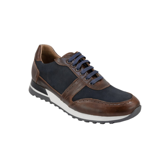 9001903-2.jpg Sneakers Hombre En Piel Autentica Comboni Mod5557 - Imagen 2