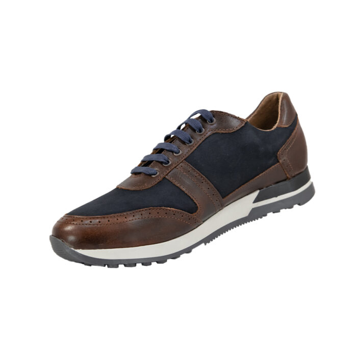 9001903-3.jpg Sneakers Hombre En Piel Autentica Comboni Mod5557 - Imagen 4