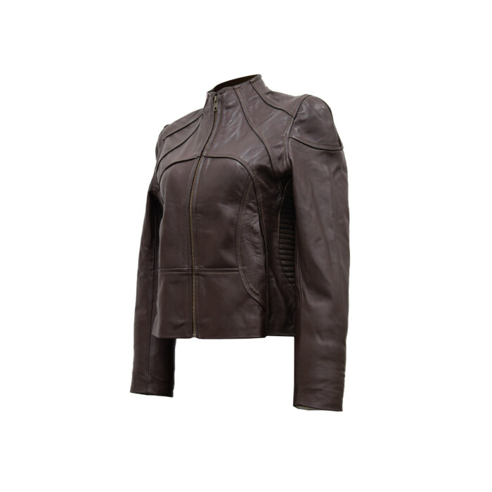 Chamarra Mujer En Piel Autentica Mabo Sevilla - Imagen 3