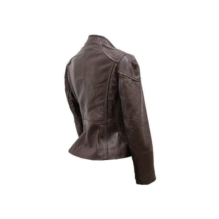 Chamarra Mujer En Piel Autentica Mabo Sevilla - Imagen 4