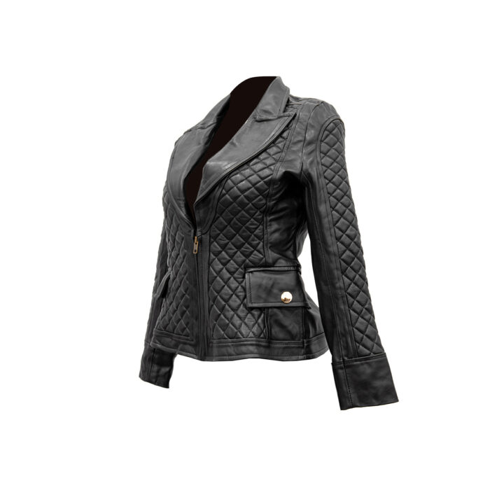 Chamarra Mujer En Piel Autentica Mabo Toscana - Imagen 3