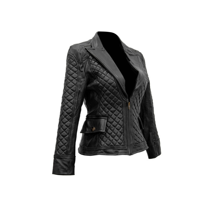 Chamarra Mujer En Piel Autentica Mabo Toscana - Imagen 4