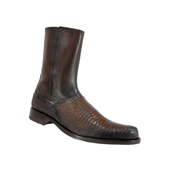 Botas Hombre De Vestir En Piel De Lizard Cuadra 827Ltts - Imagen 4