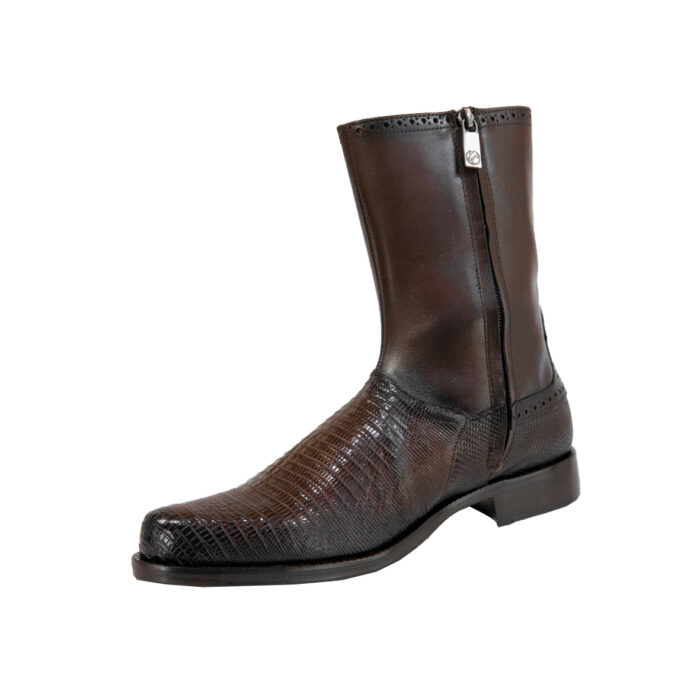 Botas Hombre De Vestir En Piel De Lizard Cuadra 827Ltts - Imagen 8