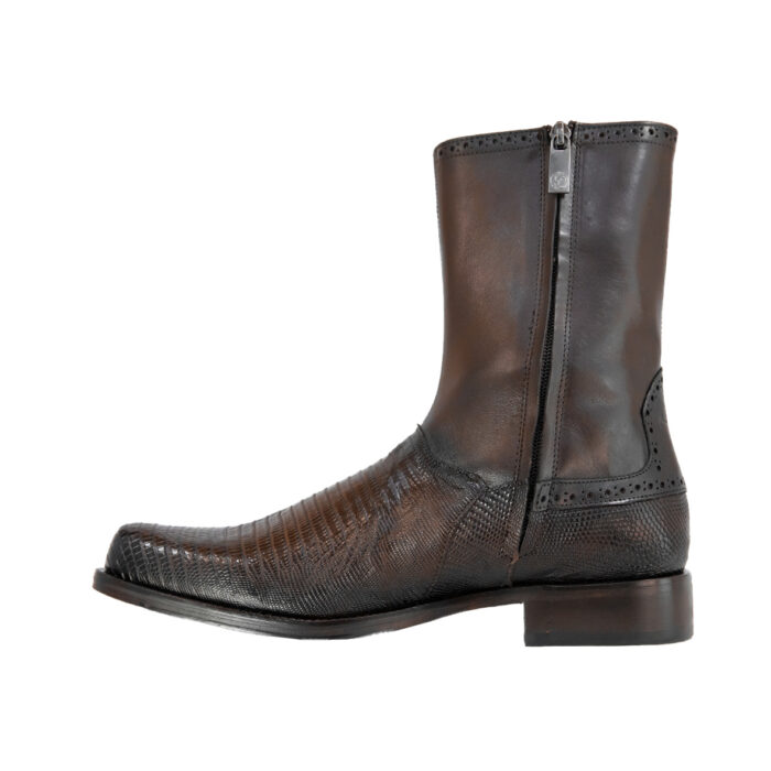 Botas Hombre De Vestir En Piel De Lizard Cuadra 827Ltts - Imagen 6