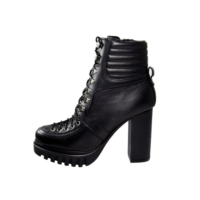 Botines Mujer En Piel Autentica Lyard Basuri Athos - Imagen 9