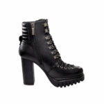 Botines Mujer En Piel Autentica Lyard Basuri Athos - Imagen 3