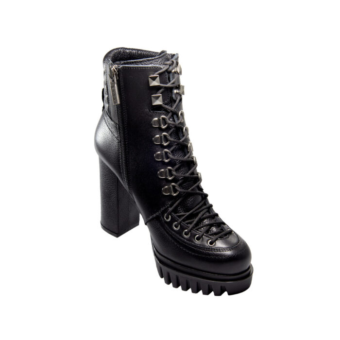 Botines Mujer En Piel Autentica Lyard Basuri Athos - Imagen 6