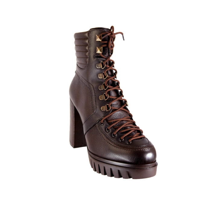 Botines Mujer En Piel Autentica Lyard Basuri Athos - Imagen 5