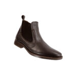 Botines Hombre En Piel Autentica Comboni MOD9612 Suela Ambar - Imagen 2