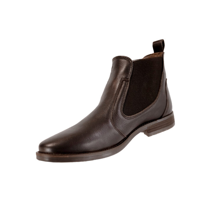 Botines Hombre En Piel Autentica Comboni MOD9612 Suela Ambar - Imagen 4
