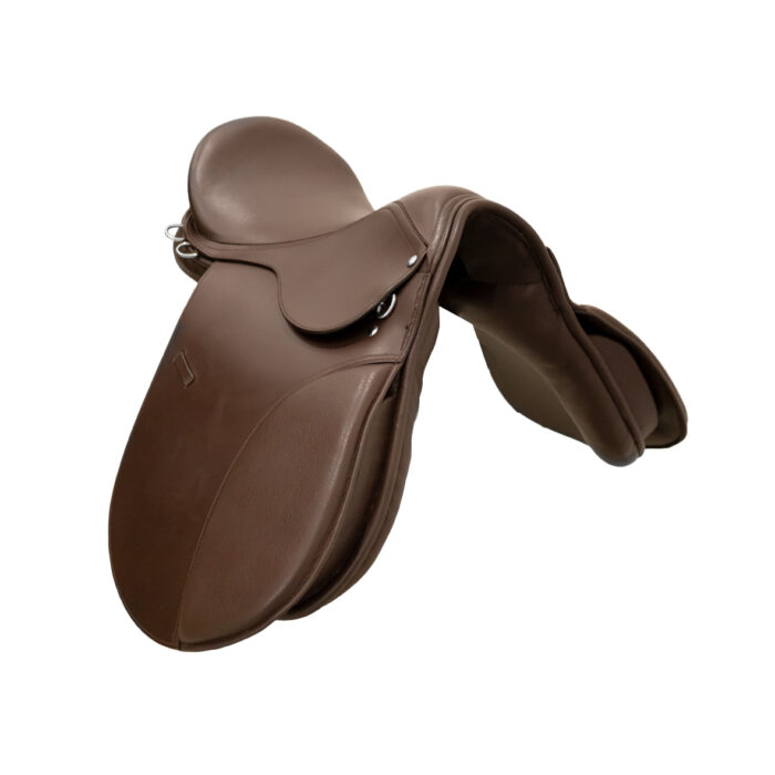 Montura Hombre En Piel Autentica Mabo Albardon Inglesa - Imagen 3