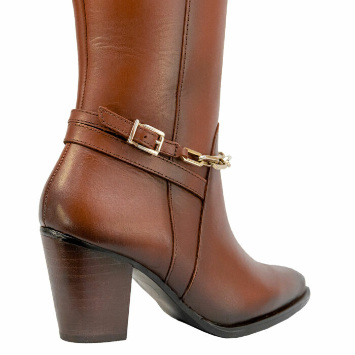 Botas Mujer Altas En Piel Autentica Lyard Carrie - Imagen 3