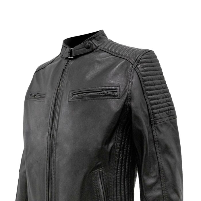 Chamarra Hombre En Piel Autentica Mabo Londres - Imagen 4