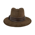Sombrero Mujer En Piel Gamuza Mabo Texana Explorer Som-Her 00Cf - Imagen 5
