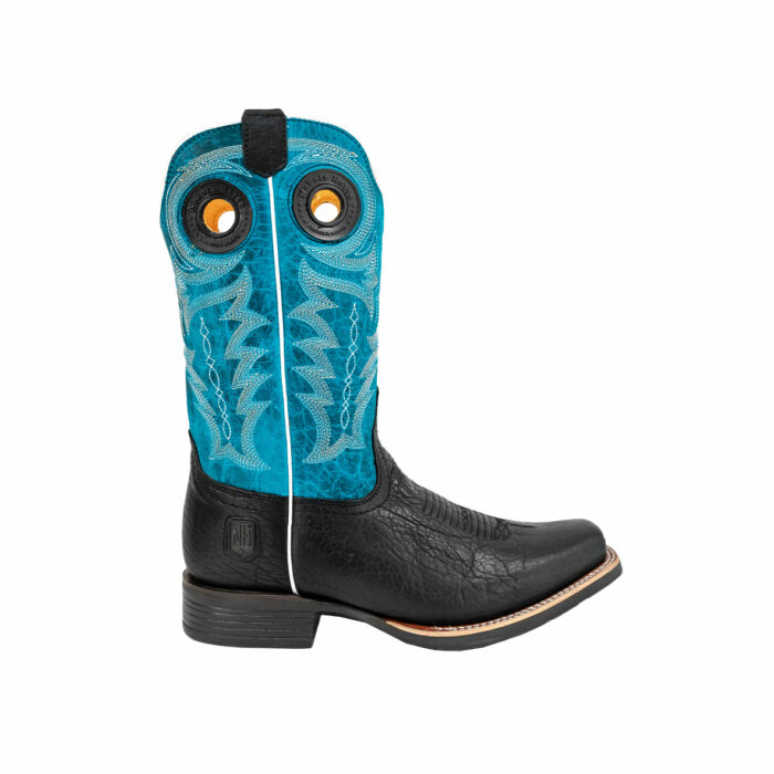 Botas Hombre Vaqueras En Piel Autentica Nokota Stankey H10 Quarry El?ctrico - Imagen 1