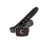 Cinturon Hombre En Piel Autentica Cuadra Cven1Fle