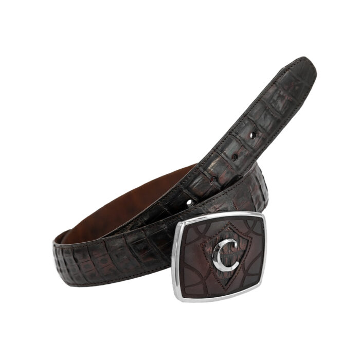 Cinturon Hombre En Piel Autentica Cuadra Cven1Fle - Imagen 4