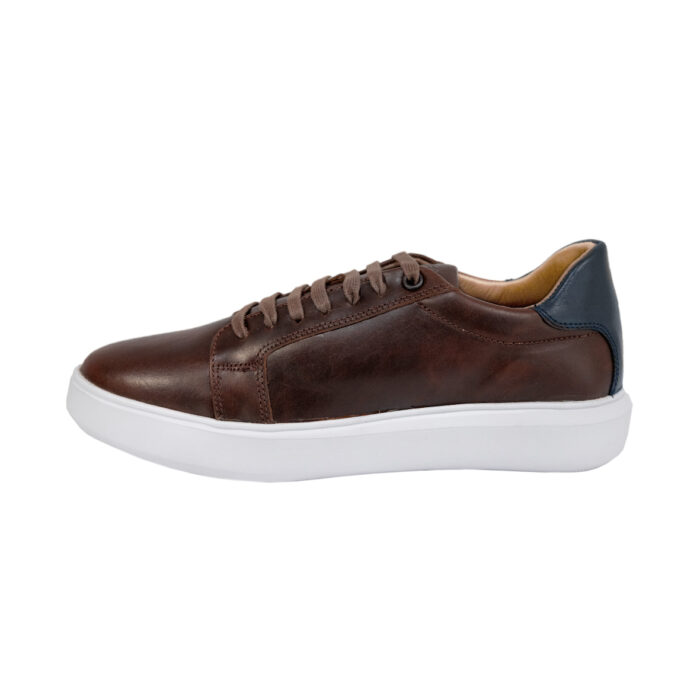 Sneakers Hombre En Piel Autentica Comboni Mod3001 - Imagen 5