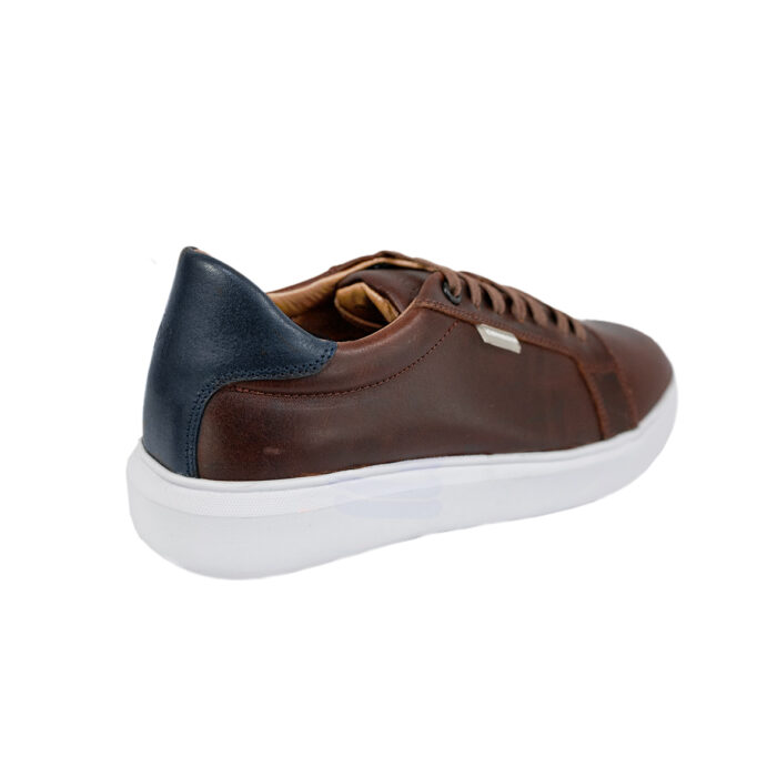 Sneakers Hombre En Piel Autentica Comboni Mod3001 - Imagen 3