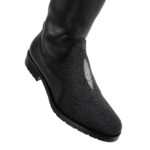 Botas Mujer Altas En Piel Autentica Cuadra 98Tmtts - Imagen 6