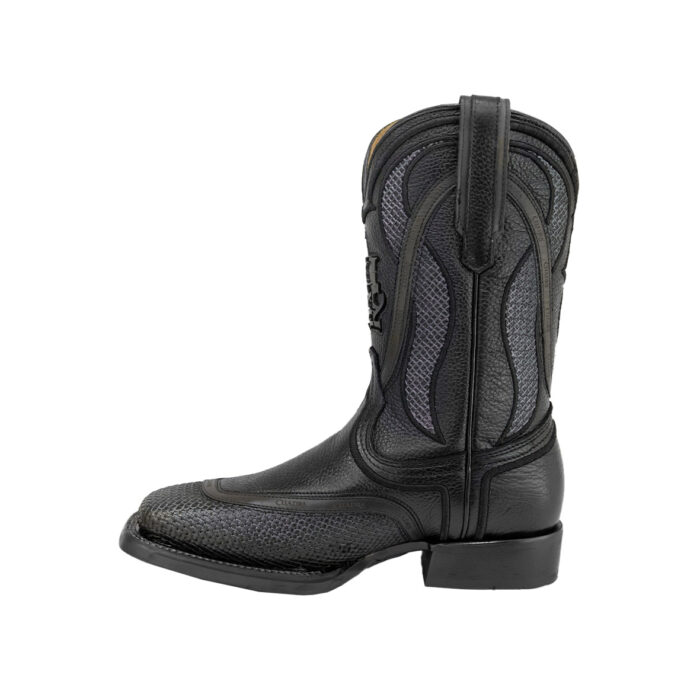 Botas Hombre Vaqueras En Piel Autentica Cuadra 4L03Rs - Imagen 3