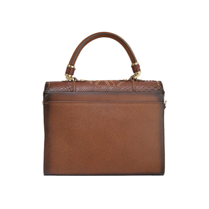 Bolsa Mujer En Piel Autentica Cuadra Bo458Pm - Imagen 4