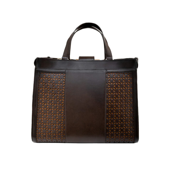 Bolsa Mujer En Piel Autentica Cuadra Bo482Pi - Imagen 4